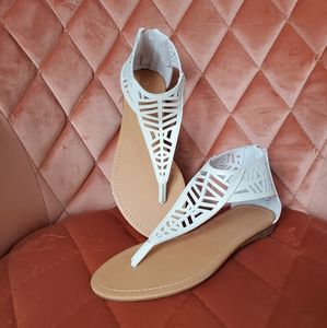 Forever 21 White Sandals